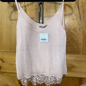 Basic Collection light pink tank top - Small